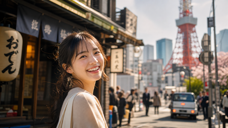A bright, smiling memory from the Tokyo trip
