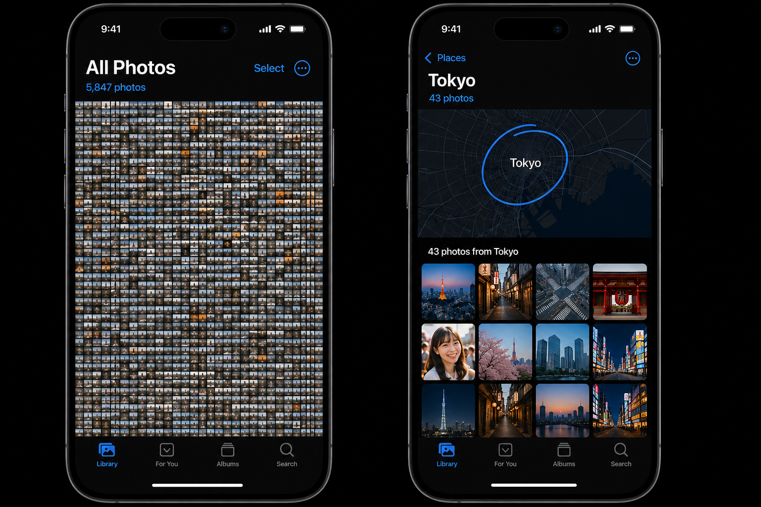 MemoryPlaces — from 5,847 photos to 43 in Tokyo